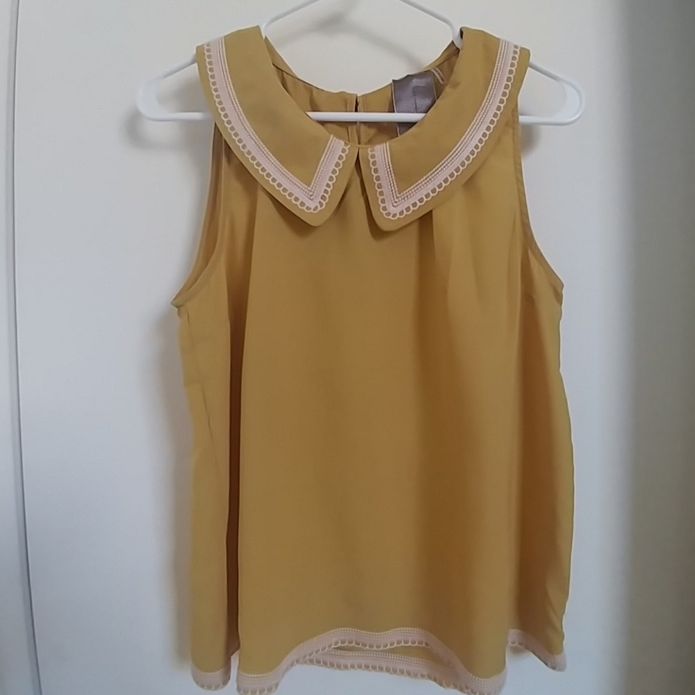 Cute Peter Pan Collar Top